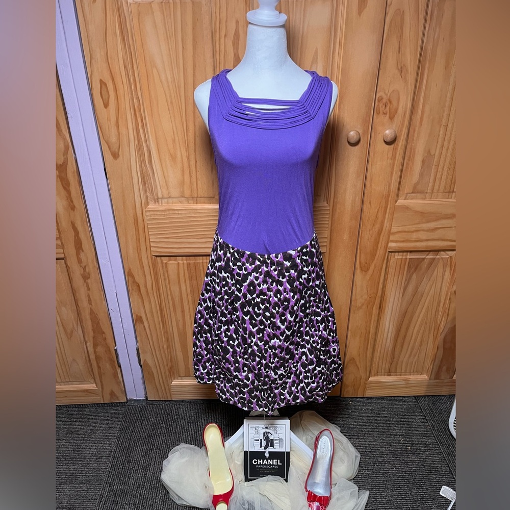 Cable & Gauge Purple Sleeveless Tank Top